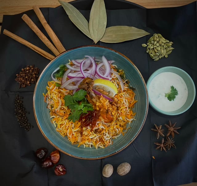 Vijayawada Chicken Biryani (Signature Item).