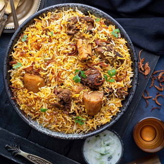 Hyderabadi Goat Dum Biriyani