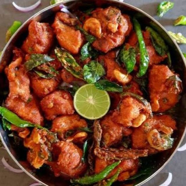 Kaju Chicken Pakoda.