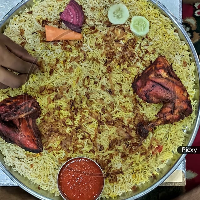 Mandi Chicken Biriyani.