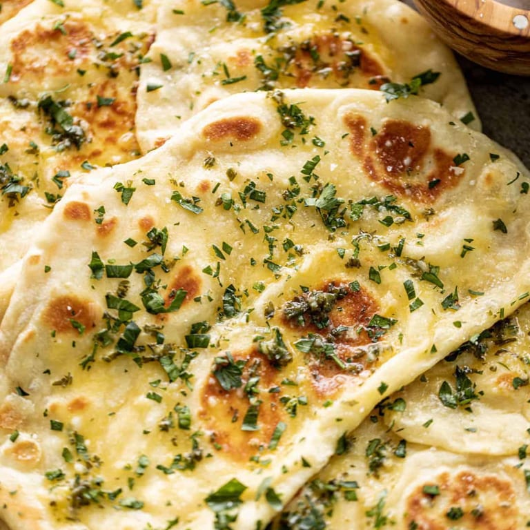 Savor our fresh naan